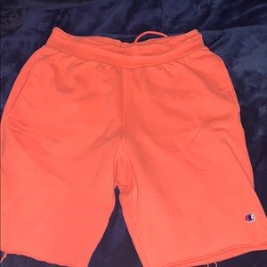 Champion fleece jogger shorts